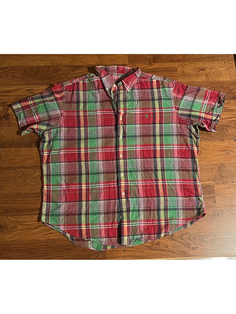 Ralph Lauren Classic Fit XXL Plaid Button-Up Shirt